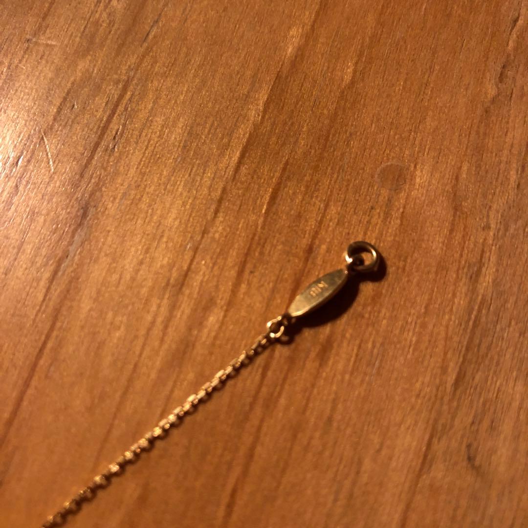 AHKAH アーカー ハート ネックレス K18 小傷あり