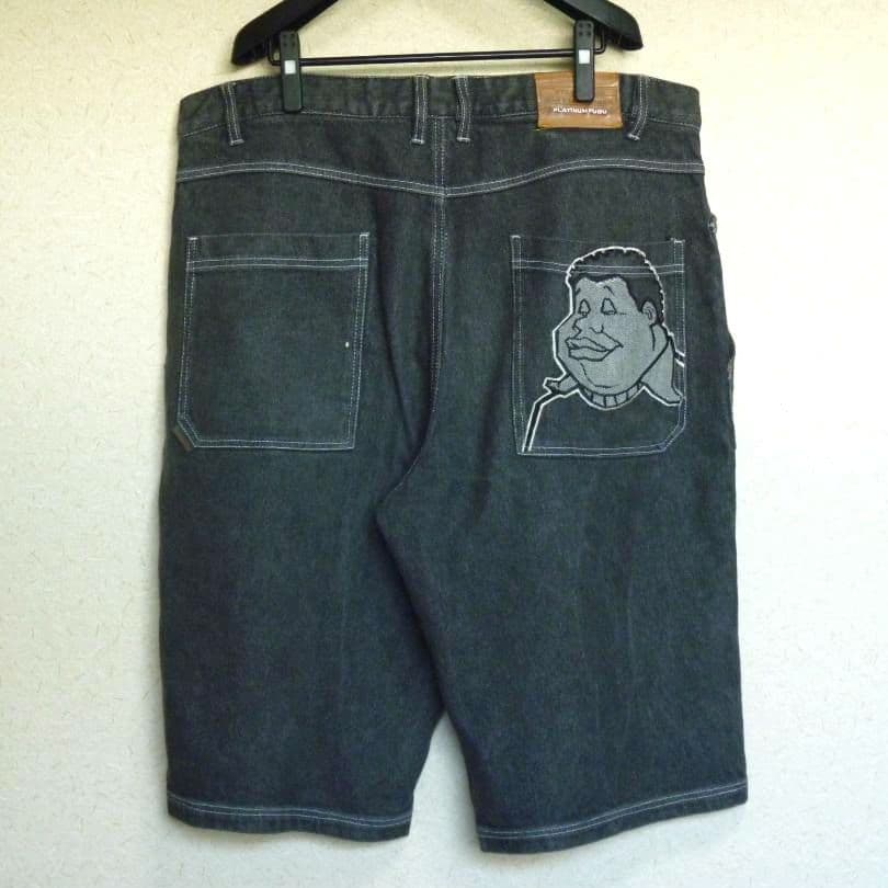 小枝勝範　プラティナムフブ　ショートパンツ　極太　黒　W42