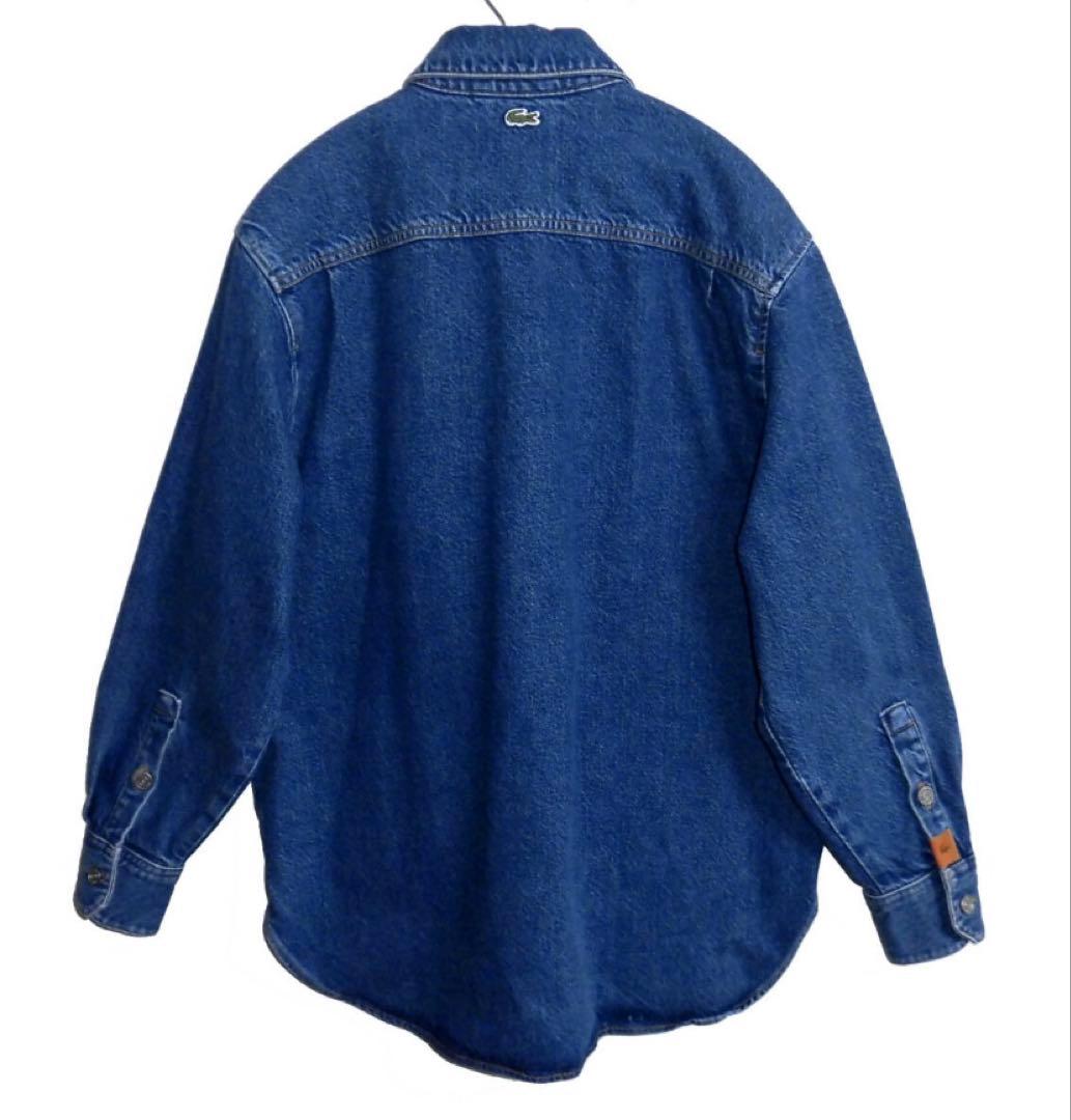 定価2.9万 未使用 ラコステ 25AW ワーク デニム シャツジャケット
