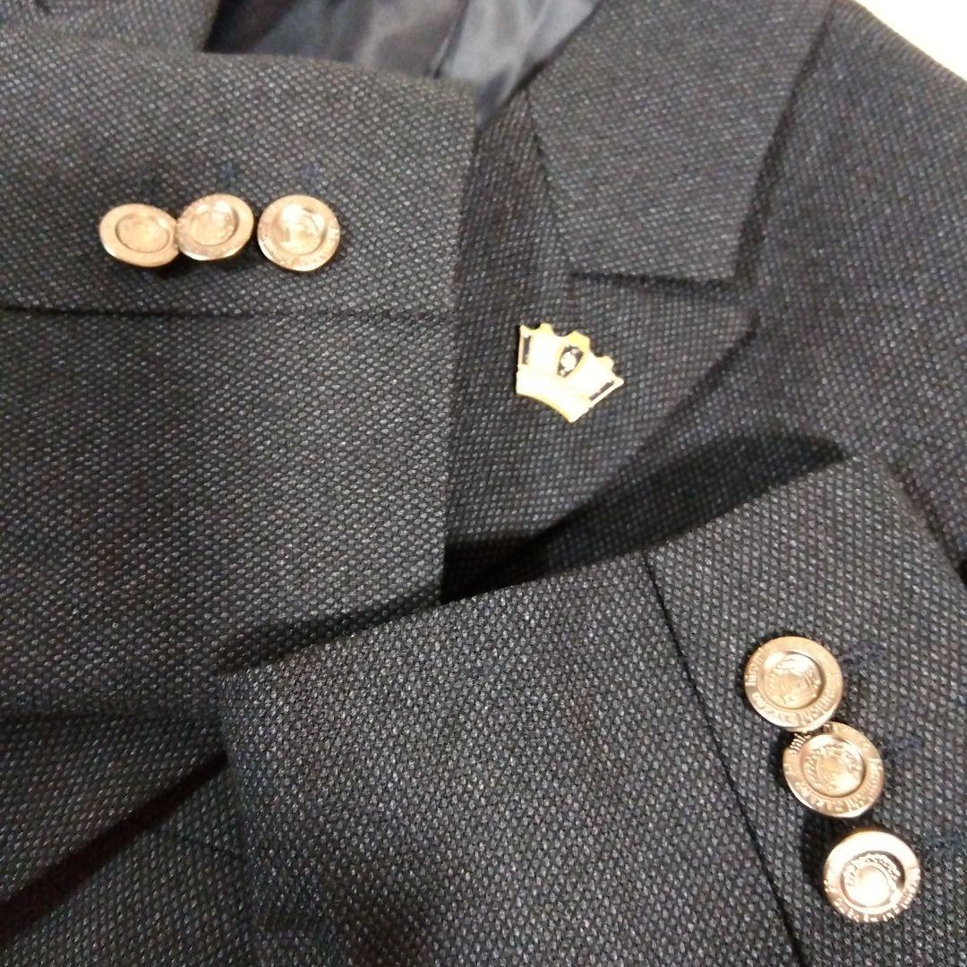 ナカノヒロミチ150　フォーマルセット　濃ネイビー✕青ストライプ　スーツ　男の子