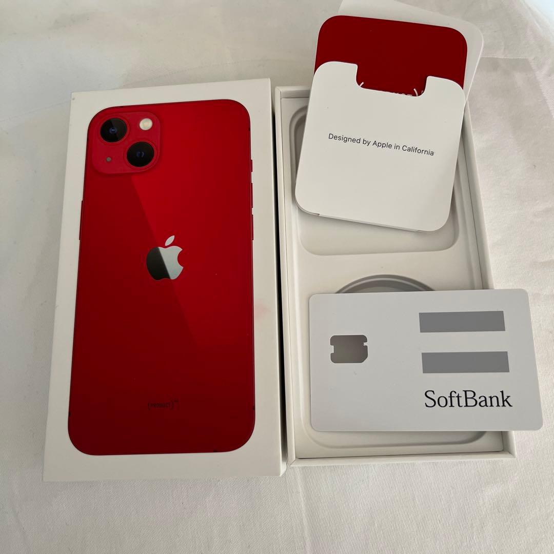 Apple iPhone 13 (バッテリー93% PRODUCT)赤128GB