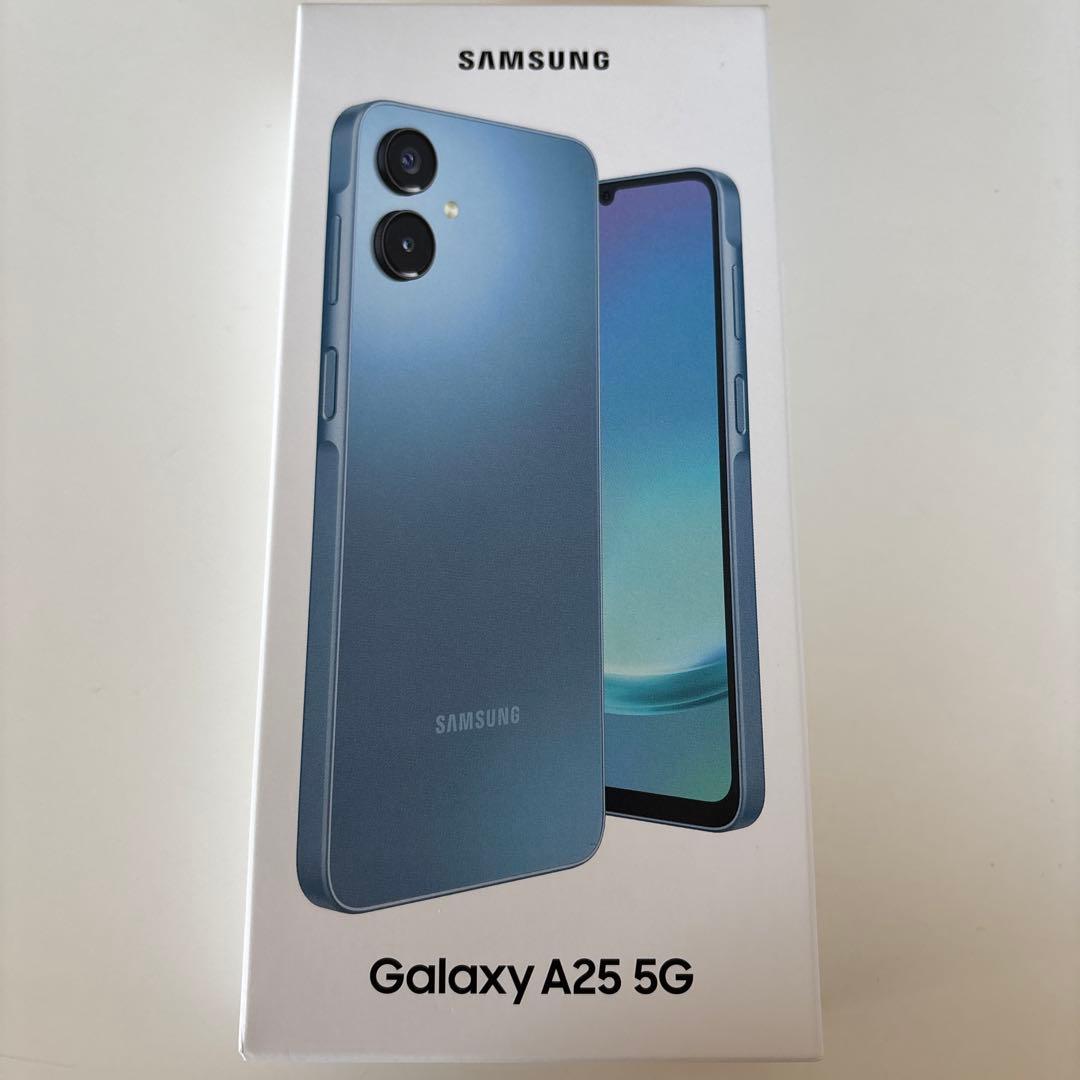 【新品】開封済 GALAXY A25 5G 64GB Blue