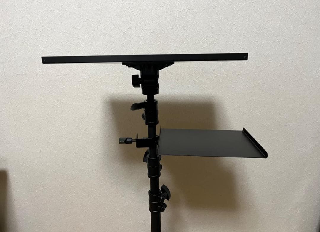 高さ調整機能 180 三脚式 3段階 プロジェクタースタンド キャスター付