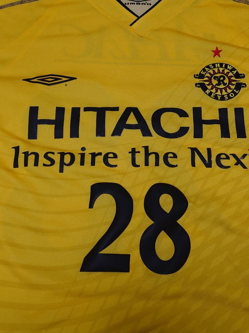 2004 柏レイソル 28番 玉田圭司選手 ユニフォーム サイン刺繍入 O-XO