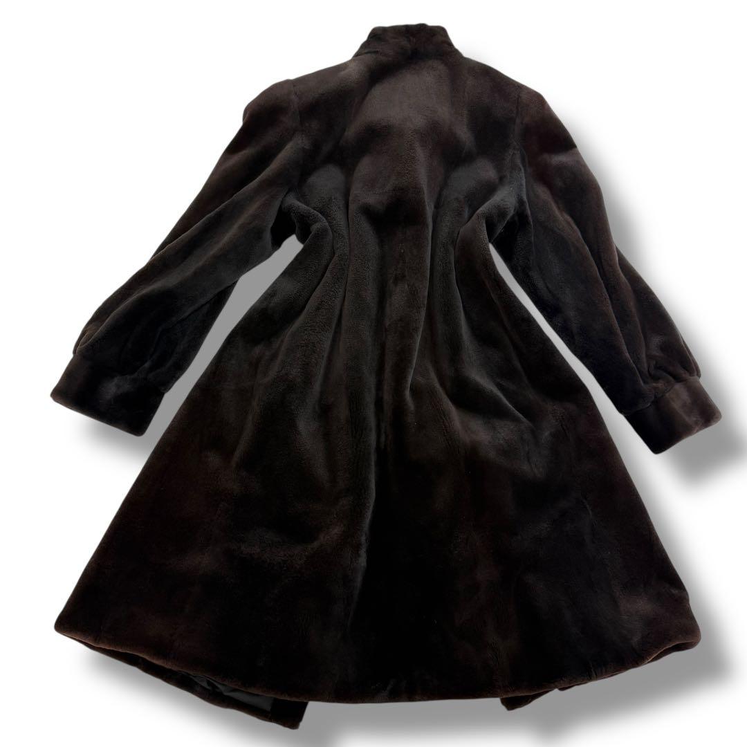 サガミンク 2003 毛皮 リアルファーコート シェアードミンク ロング