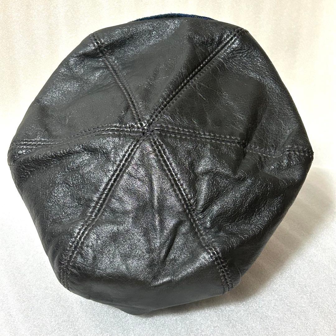 TRIUMPH トライアンフ 古着モーターサイクルキャップ レザーキャスケット