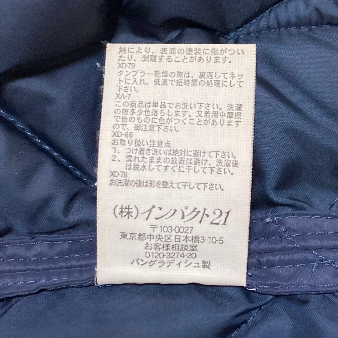 美品 ポロラルフローレン ダウンジャケット ダイヤキルティング 極暖 肉厚 紺