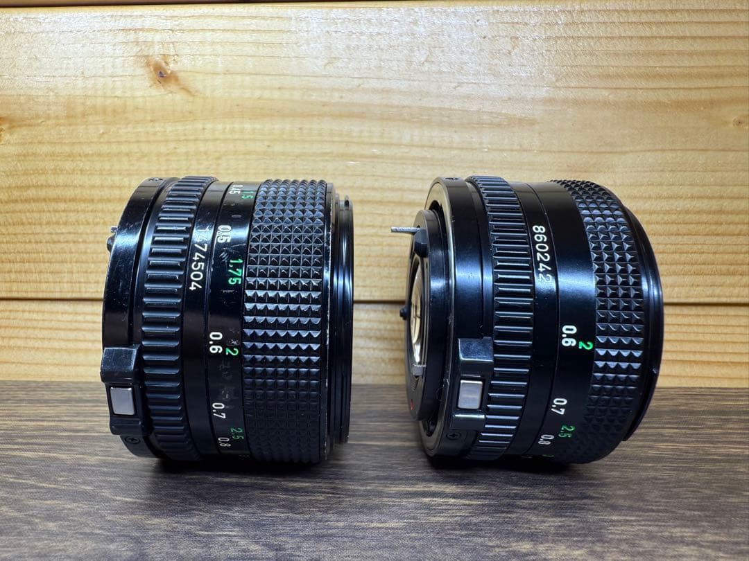 フィルムカメラ Canon AE-1 Program NEW FD 50mm f1.4 f1.8