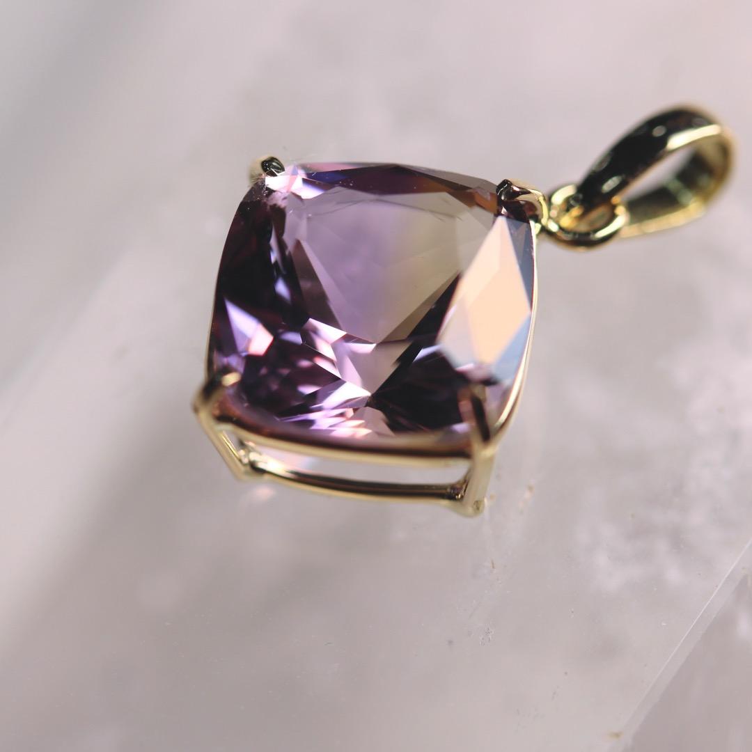 アメトリン K18ペンダントトップ