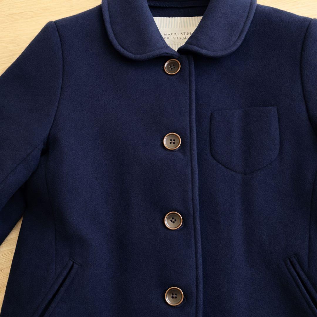 マッキントッシュフィロソフィー ウールコート ブラックM 38