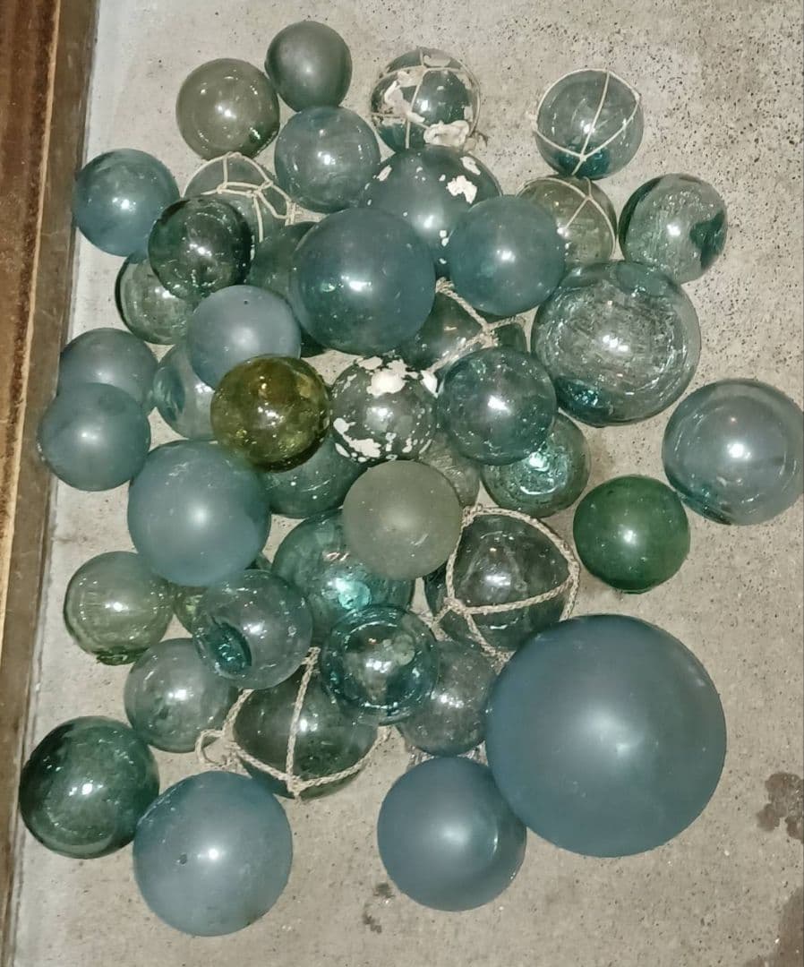 ガラス玉　ガラス浮玉⑤