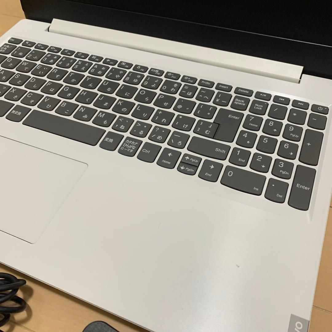 Lenovo ノートパソコン ホワイト ACアダプター付き