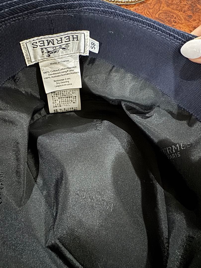 s*a様 HERMES エルメス　コーデュロイ バケット ハット新品未使用品