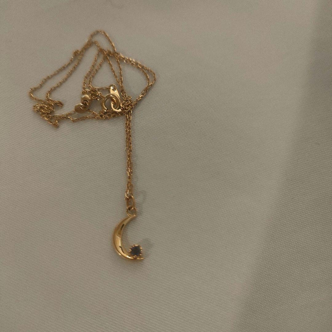 Lune de rêve ゴールド ネックレス 月の形