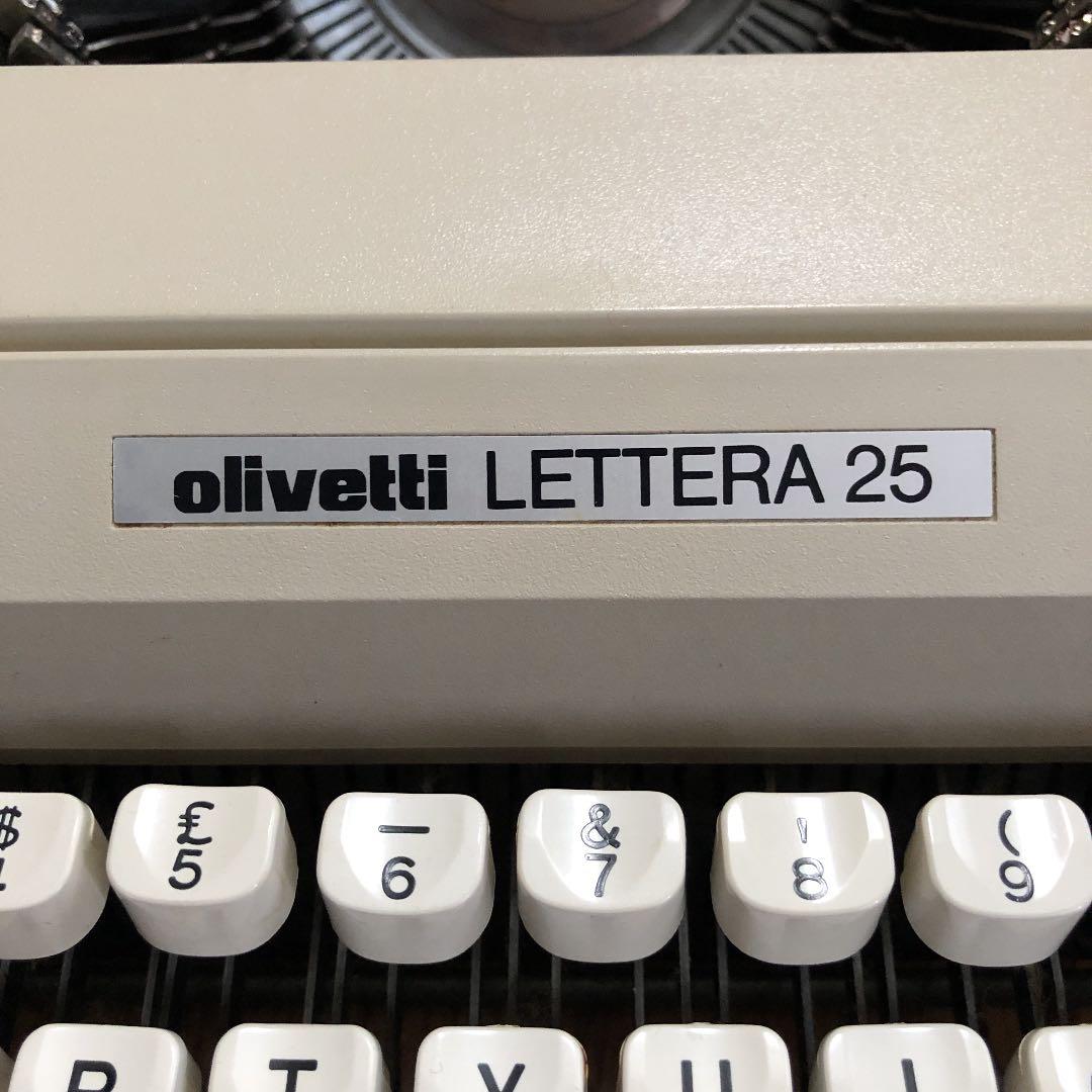 olivetti LETTERA25 タイプライター