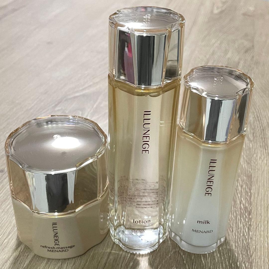 メナード　イルネージュ　リフレッシュマッサージ　ローション　ミルク