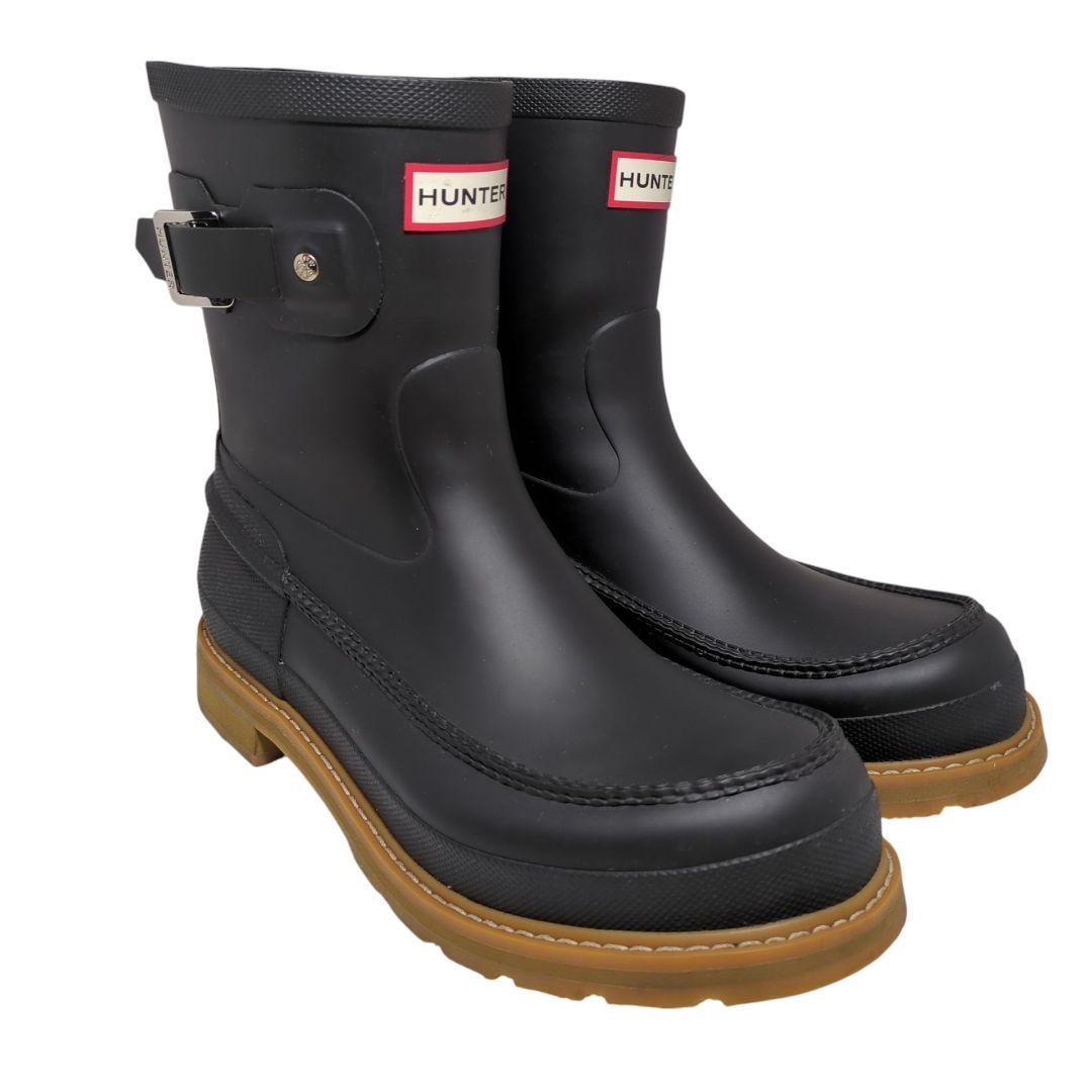 【中古良品】ハンター　オリジナル モックトゥ　ショート レインブーツ　27