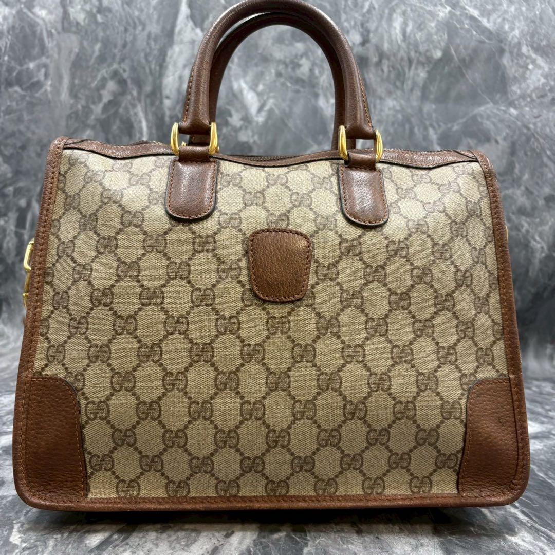 ✨美品✨GUCCI GG ショルダーバッグ 2way ハンド ブラウン ロゴ