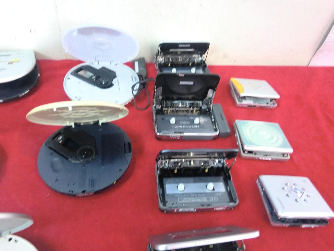 411：ソニー　パナソニック等　ポータブルプレーヤー　計13点　ジャンク