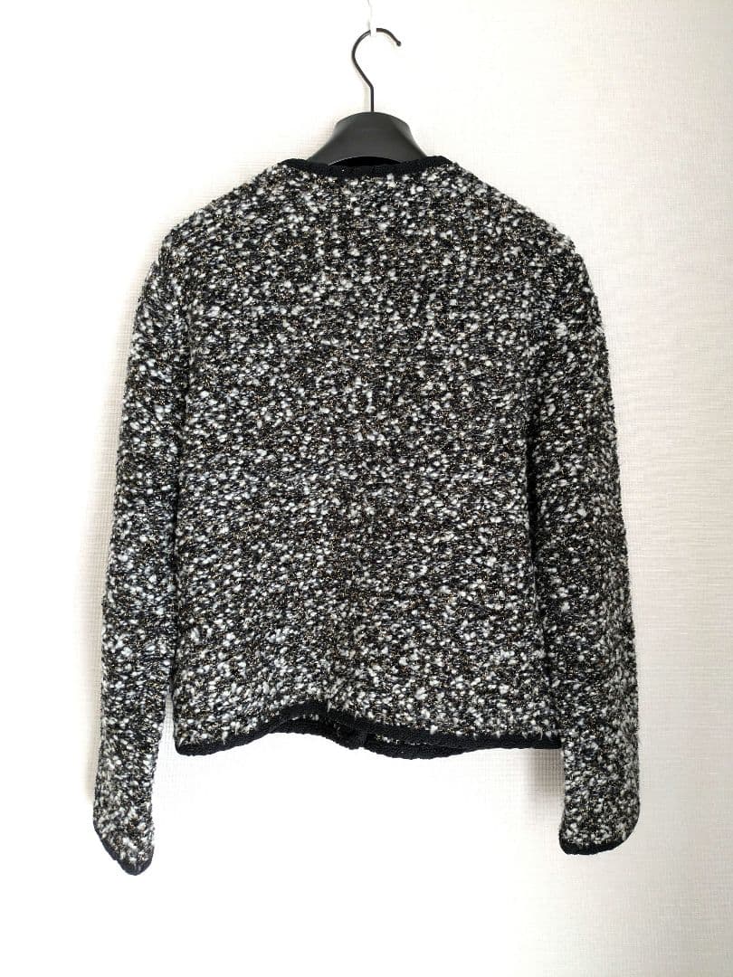 今季美品*定価7.5万 theory luxe ツイードニットジャケット 38