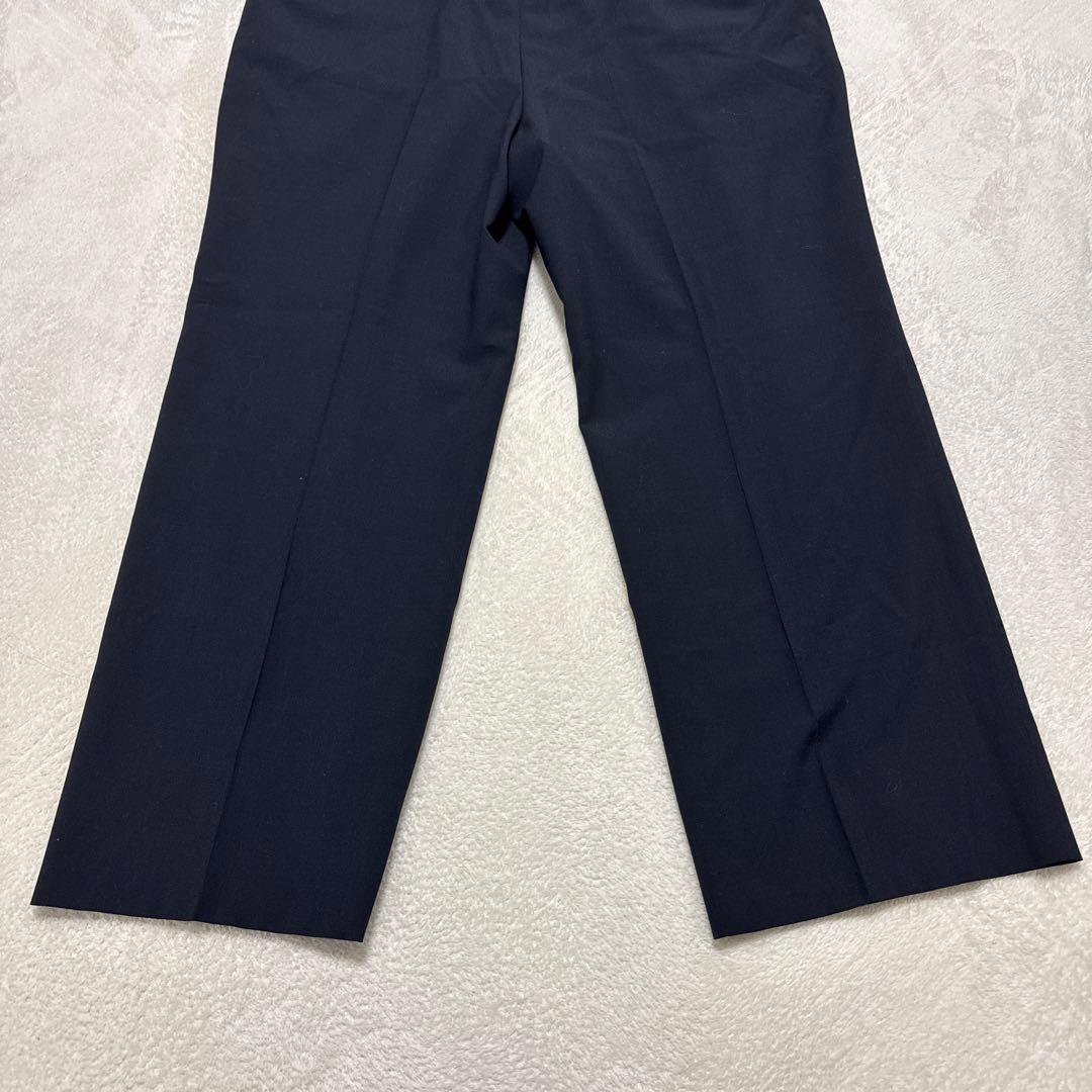 極美品 アオキ セットアップスーツ LES MUES 2B 背抜き 2XL 濃紺