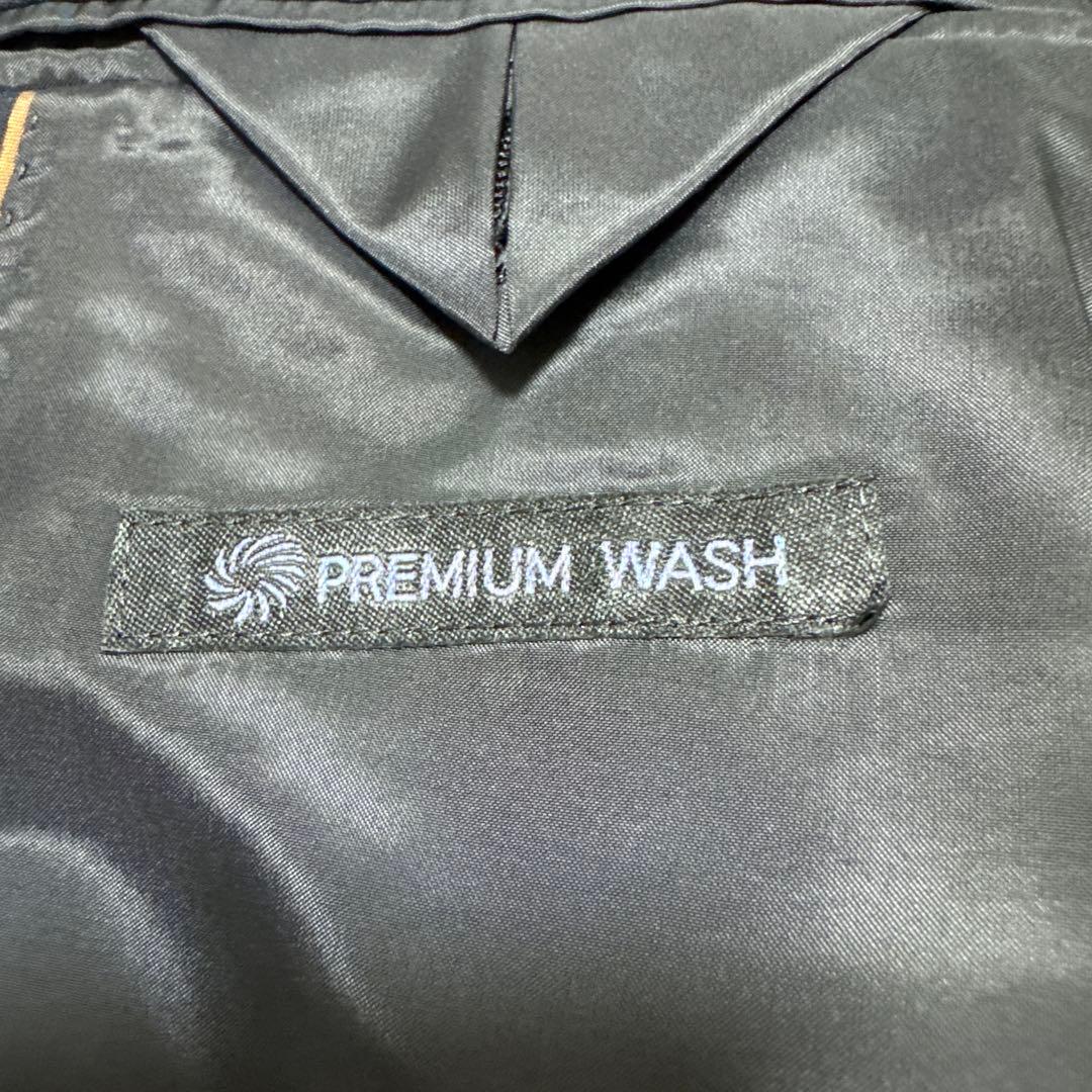 極美品 アオキ セットアップスーツ LES MUES 2B 背抜き 2XL 濃紺