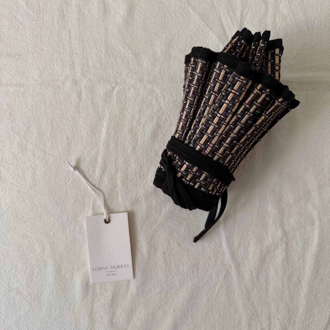 LORNA MURRAY｜フリル付き麦わら帽子