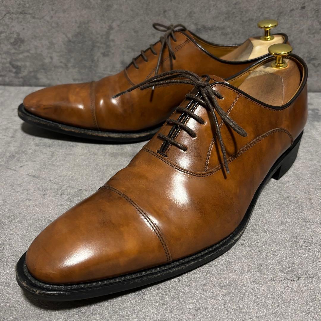 極美品　リーガル　ビジネスシューズ　315R ブラウン　キャップトゥ　2156