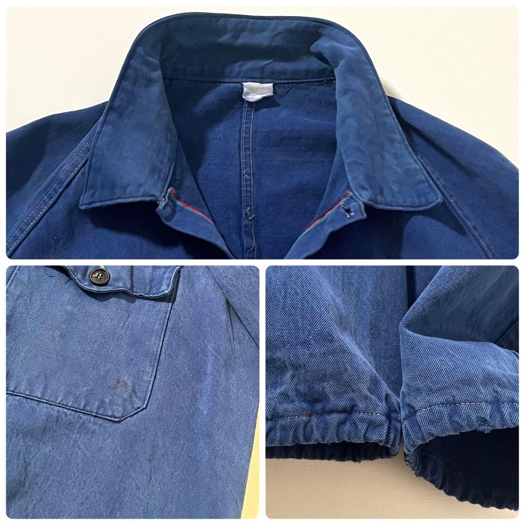 【50s-60s】ユークワーク　ショート丈 ジャケット　ヴィンテージ　フレンチ