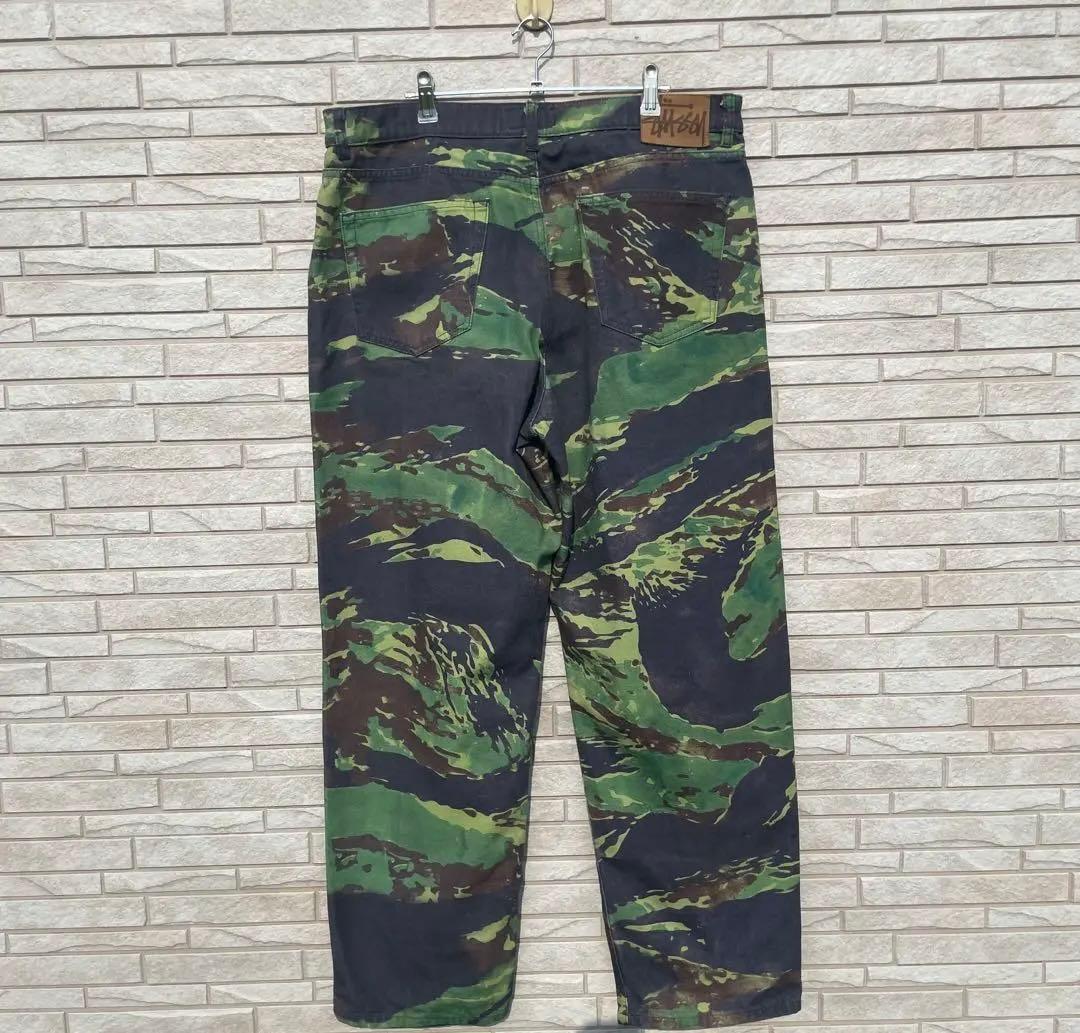 STUSSY　パンツ　34　迷彩　ダック