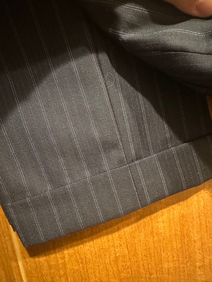 イザイア⭐️現行‼️未使用級‼️42⭐️ネイビーストライプ⭐️セットアップ‼️定価40万