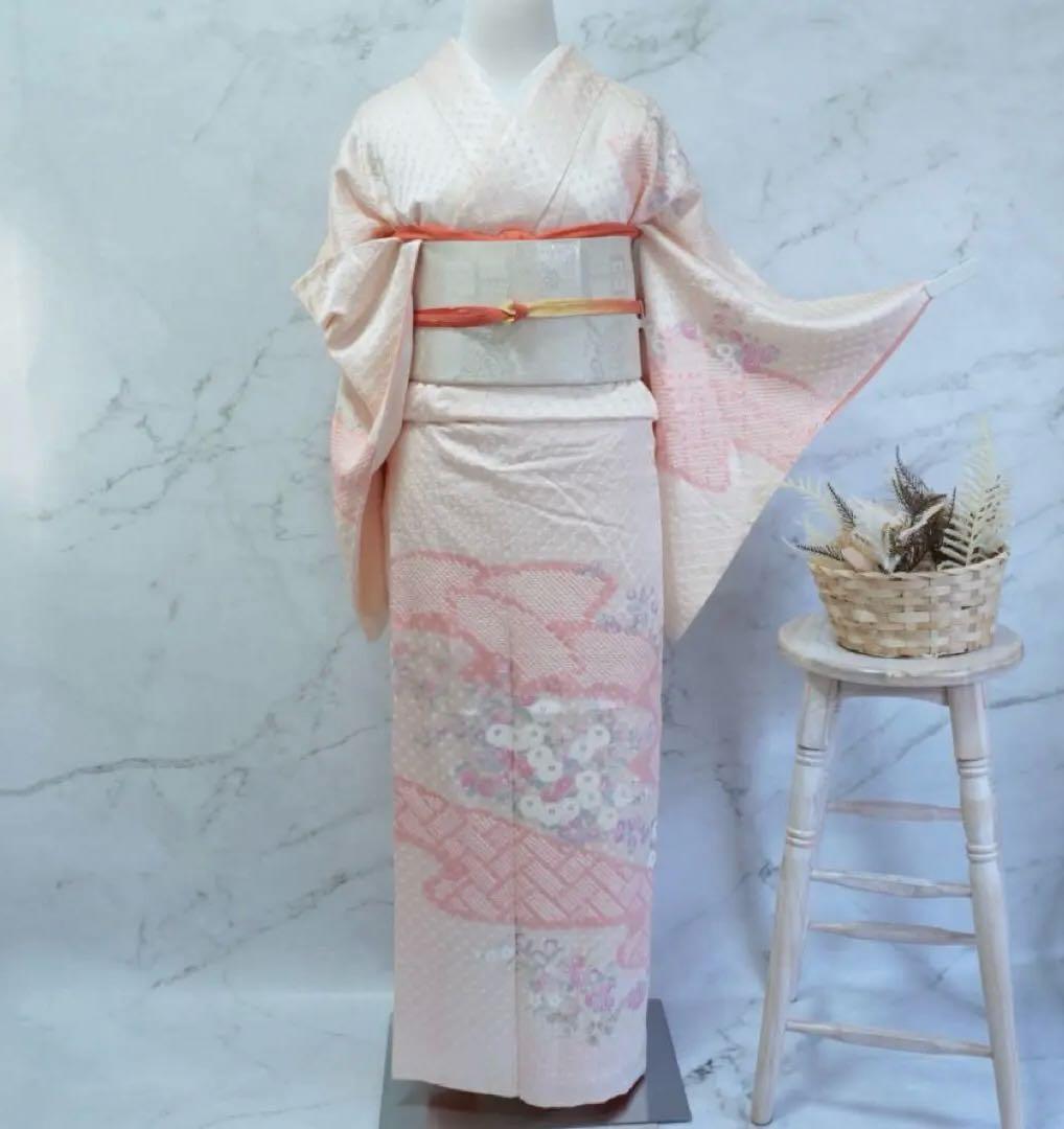 訪問着 フルセットa439Ｄ　七五三　入学式　お宮参り　結婚式　絞り