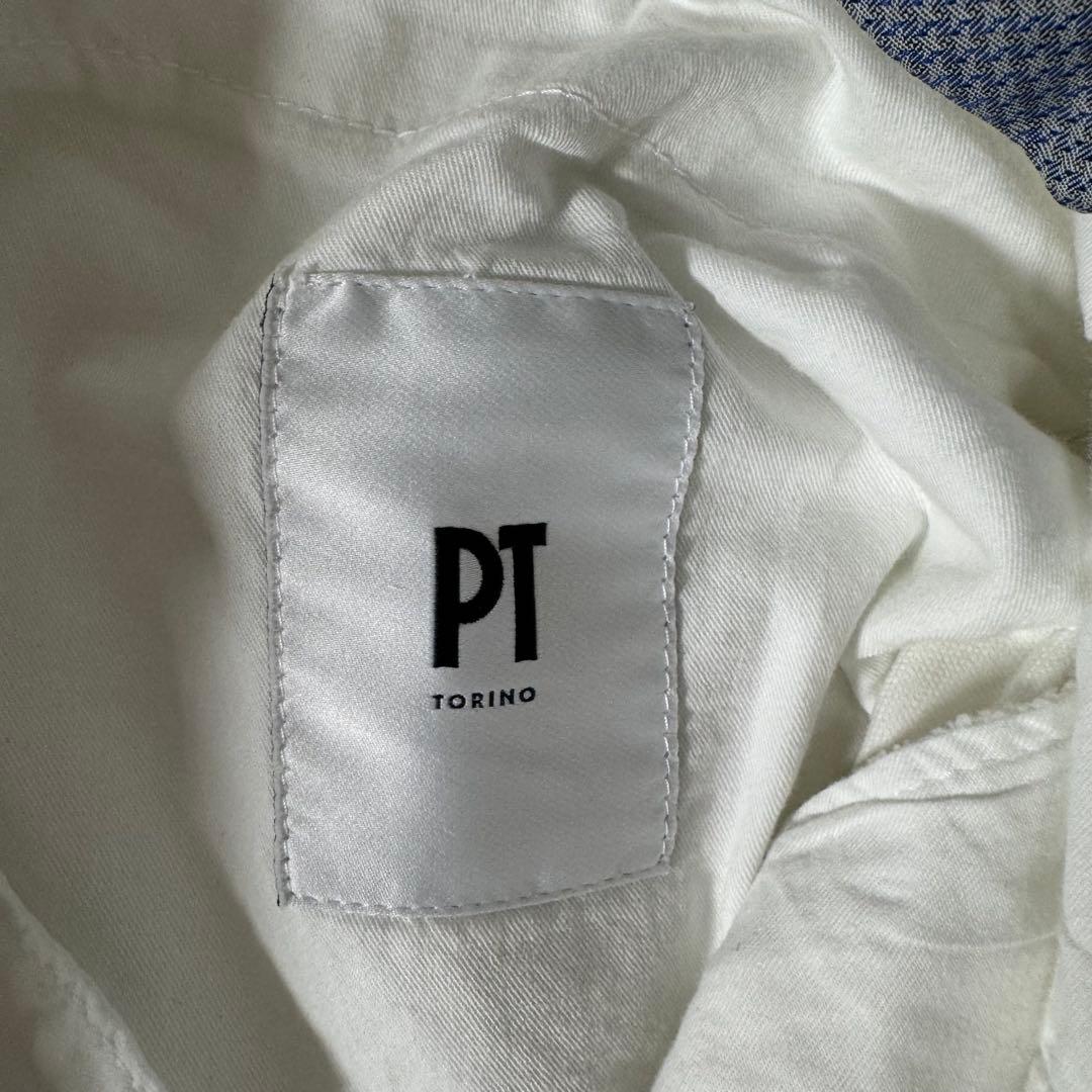 タグ付き未使用品 PT TORINO 白パンツ スリムフィット 46 チノ