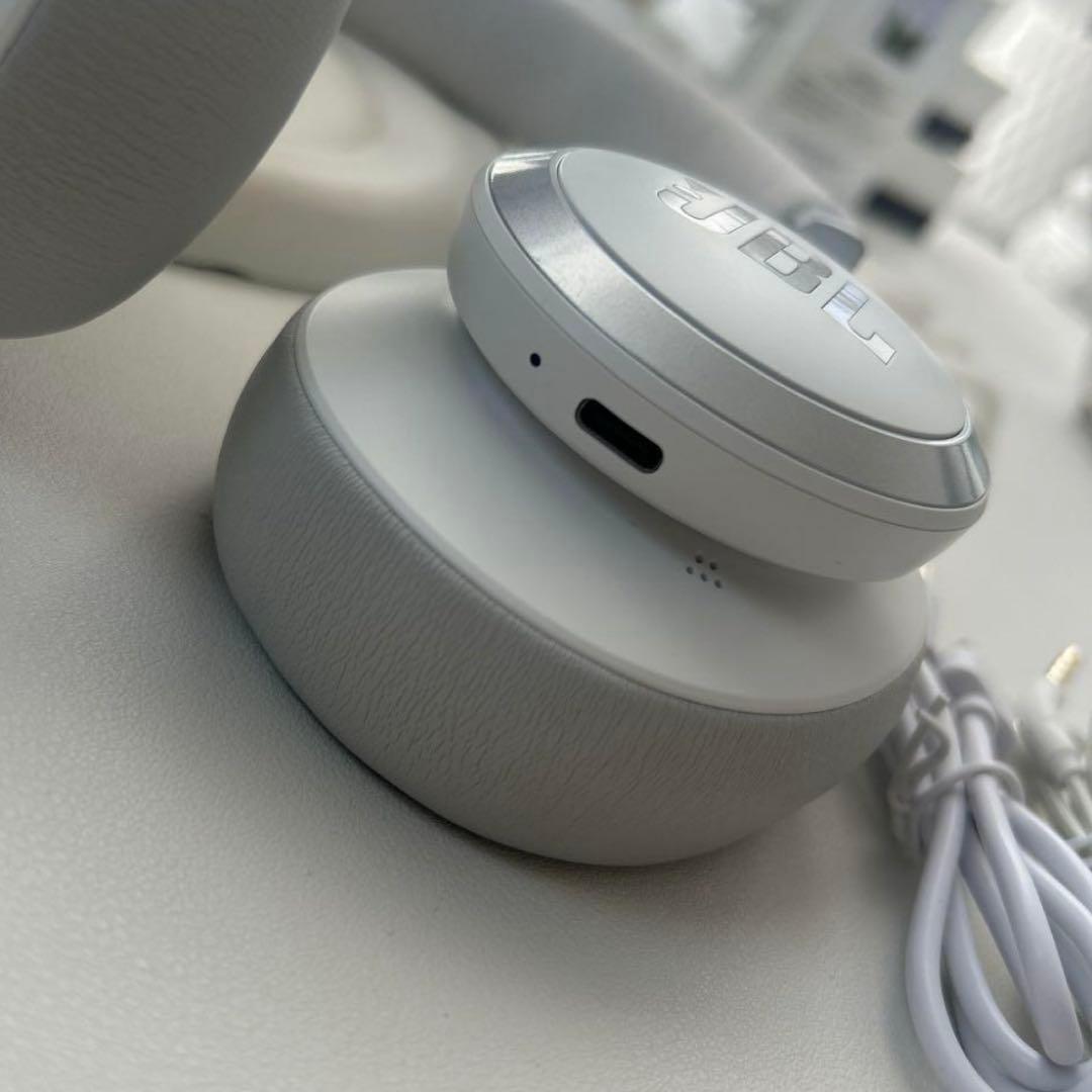 JBL ヘッドフォン Bluetooth パソコン PC ワイヤレス ホワイト