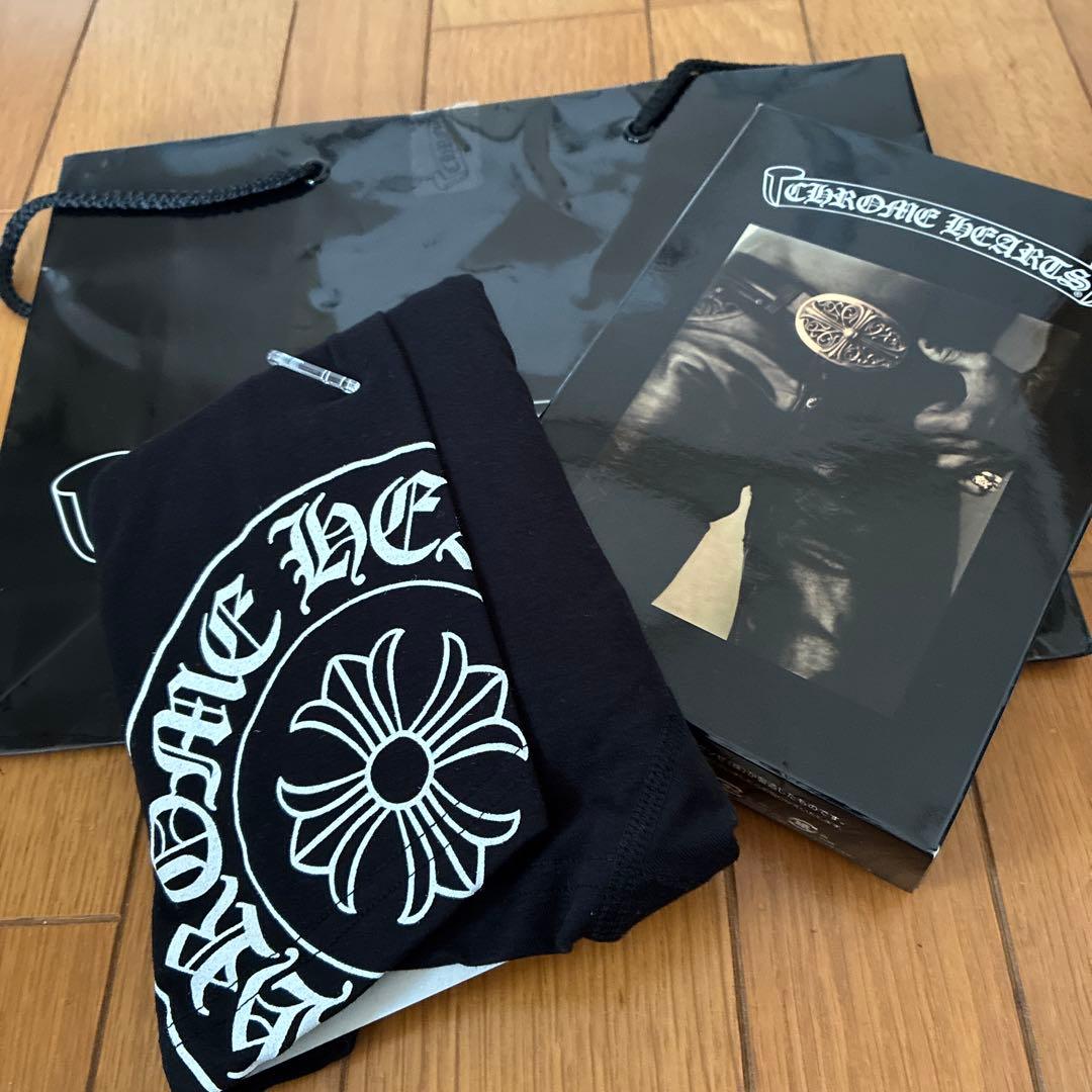 正規品クロムハーツ廃盤ホースシューバックプリントボクサーブリーフ前閉じM未使用