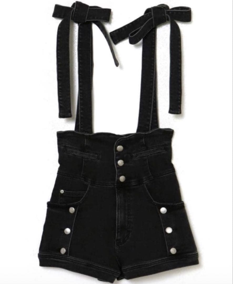 パンツ ANDMARY Ribbon denim allinone S