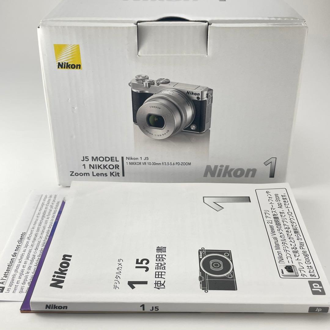 【極上美品・返品保証】Nikon1 J5 標準レンズキット