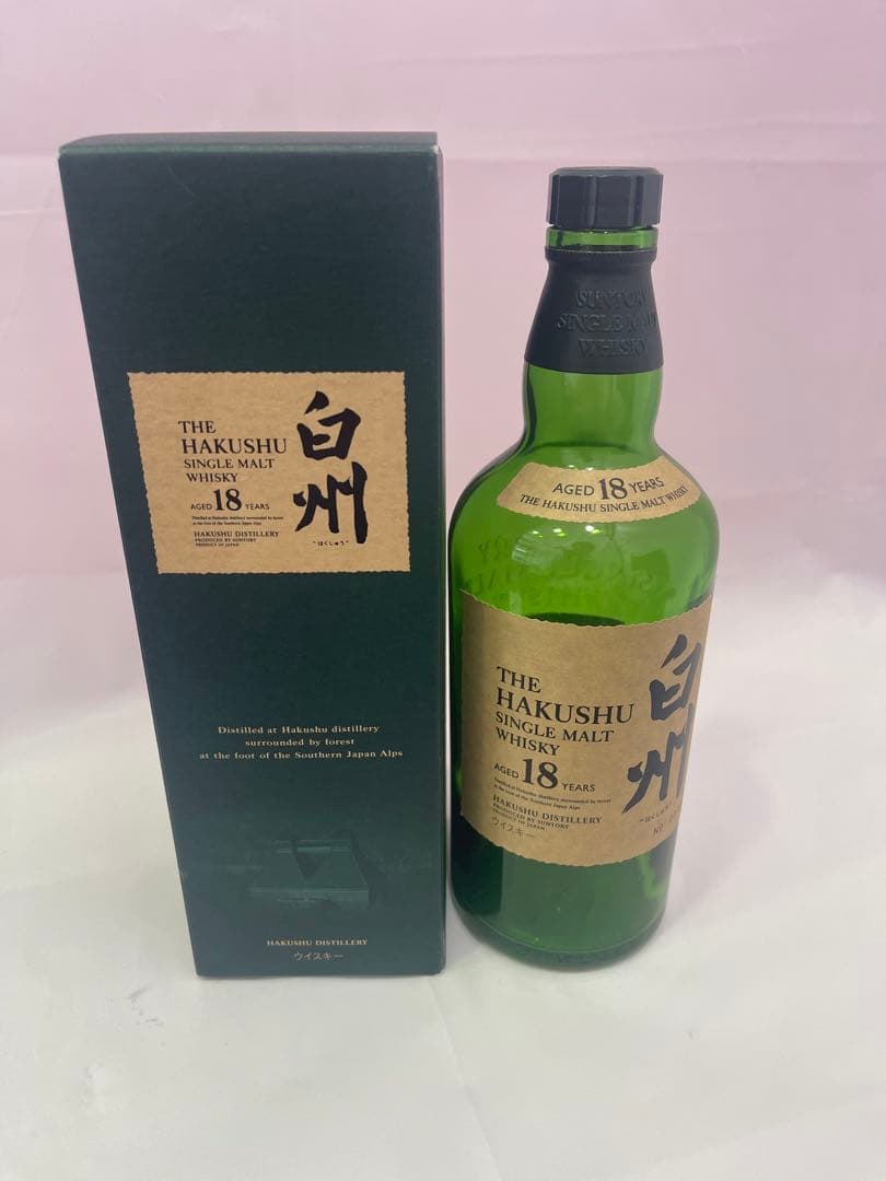THE HAKUSHU SINGLE MALT WHISKY 18年の空き瓶