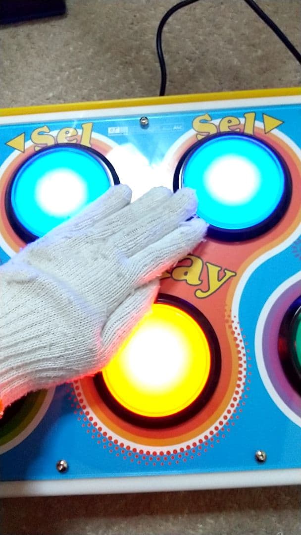 静音化 ボタン軽量化 ポップンミュージック dao dj コントローラー