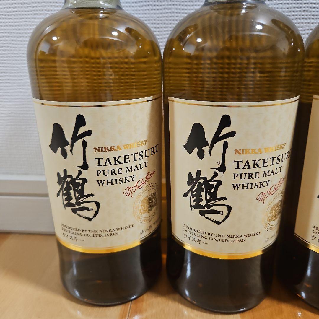 竹鶴 ピュアモルトウイスキー 正規品 700ml 5本セット