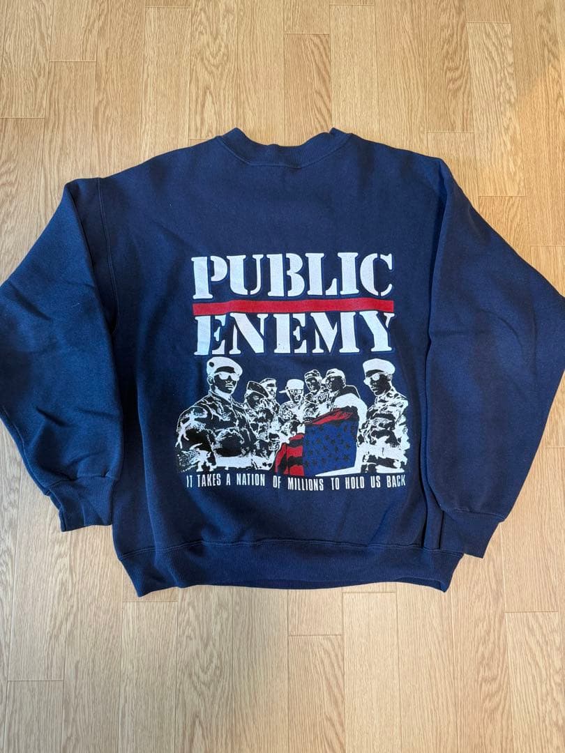 PUBLIC ENEMY ビンテージスウェット X-LARGE