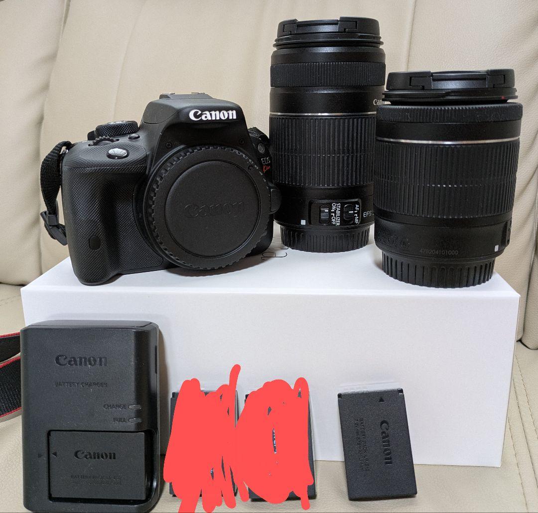 Canon kissx7 デジタル一眼レフカメラ 2本レンズ付き