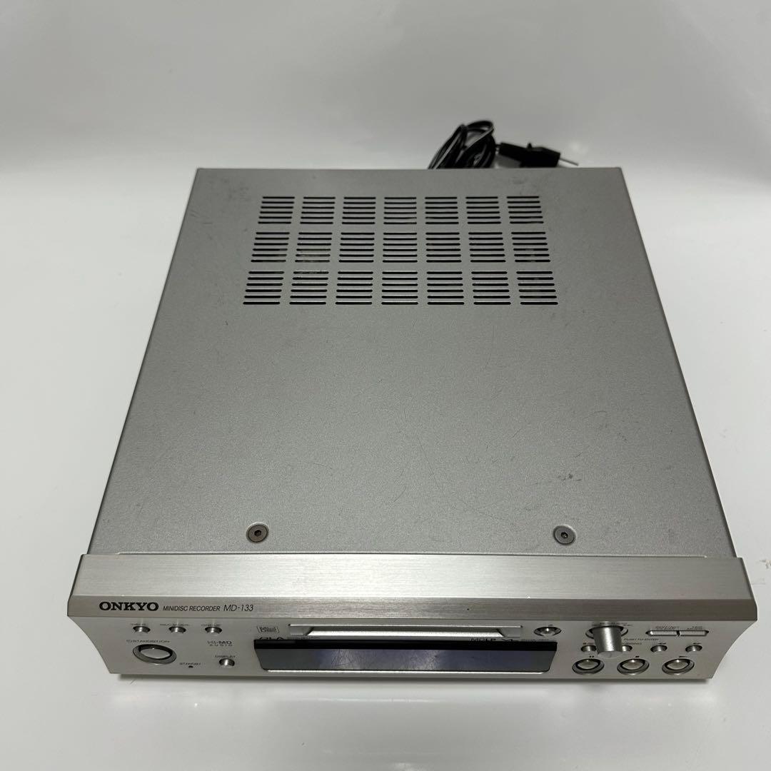 ONKYO MD-133 動作品　HI-MD対応機 MDデッキ MDプレーヤー