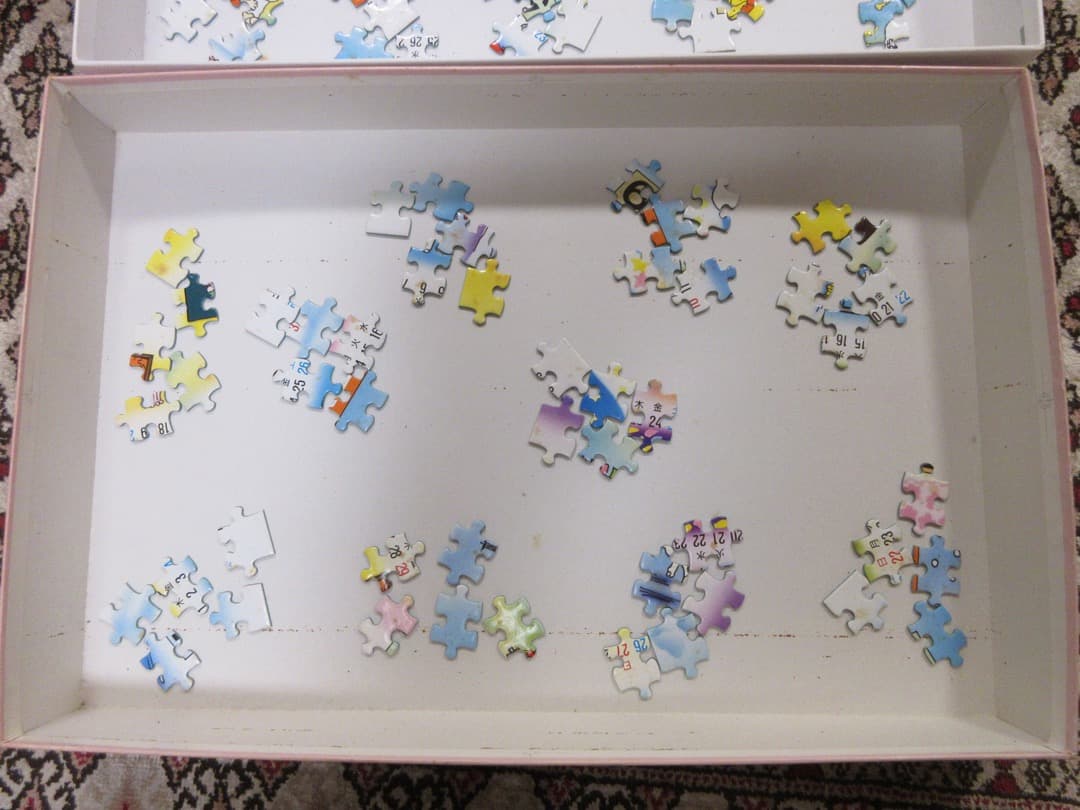 【中古品】スヌーピーカレンダージグソーパズル　1994年版 1000ピース