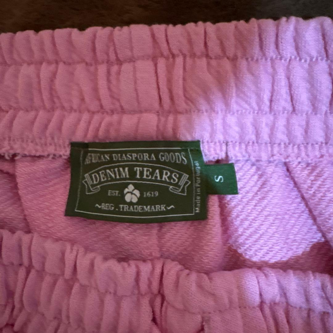 デニムティアーズ　ハーフパンツ　ピンク S