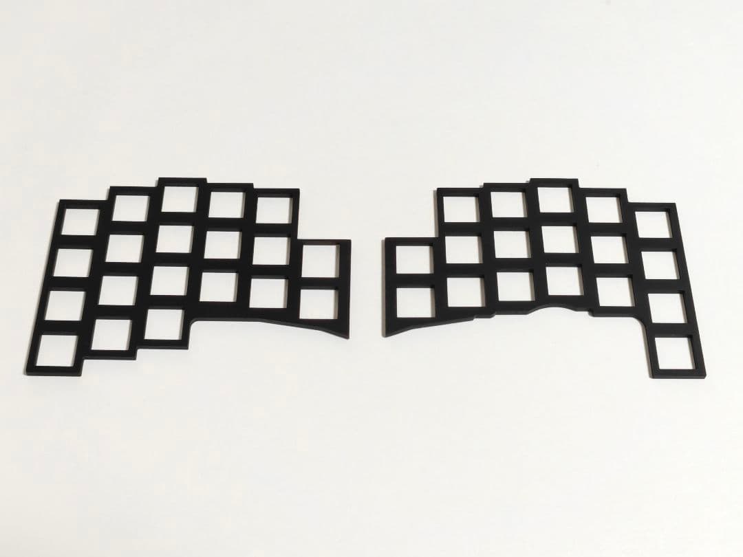 Glove43tb 完成品 低背トラボ ロープロファイル 無線接続 ブラック