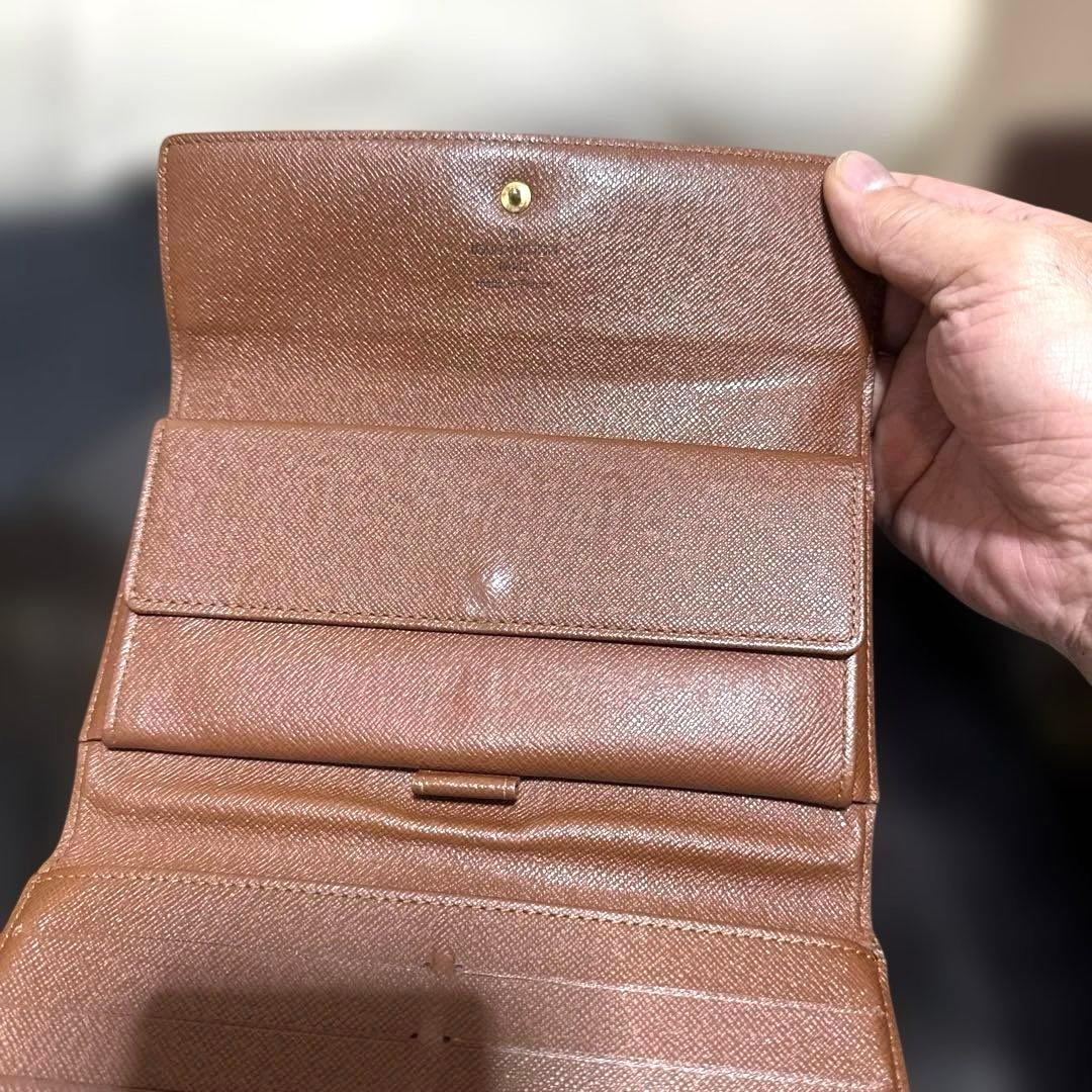 ⑧★使用感少/美品♪モノグラム 三つ折り長財布