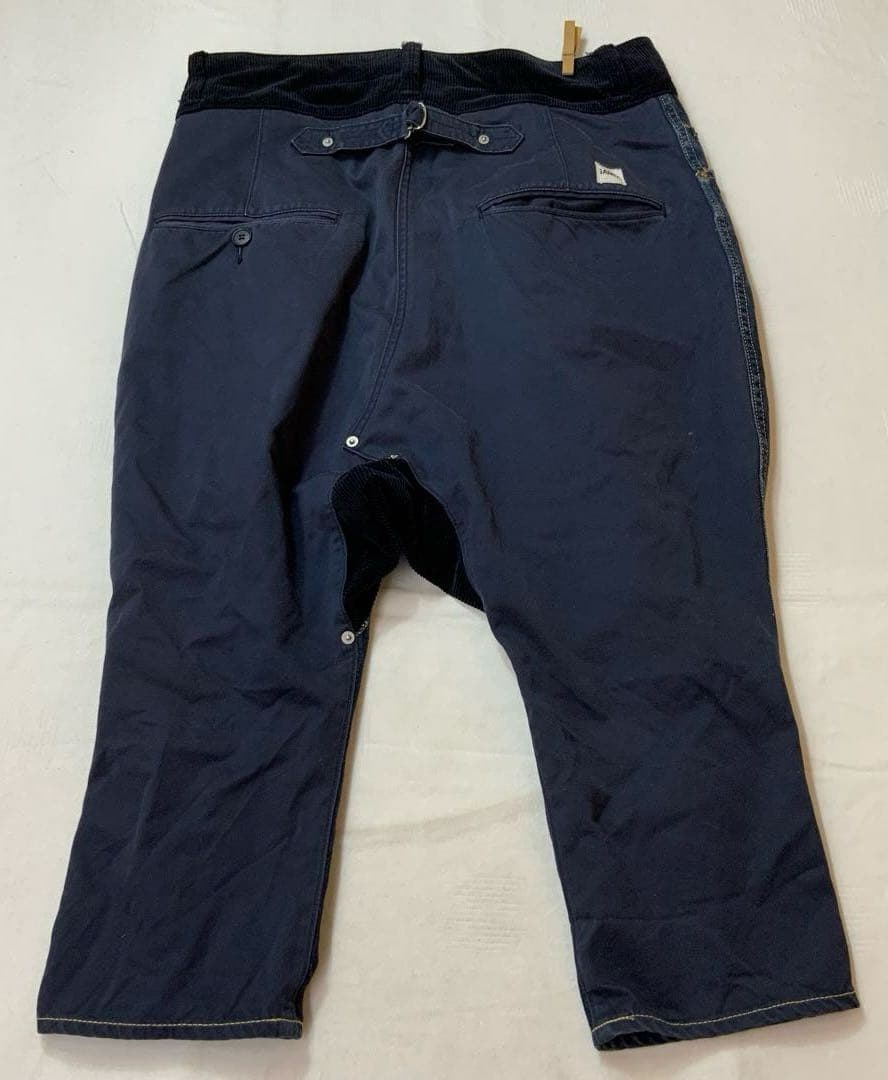 GANRYU コムデギャルソン デニム サルエルパンツ EL-P003