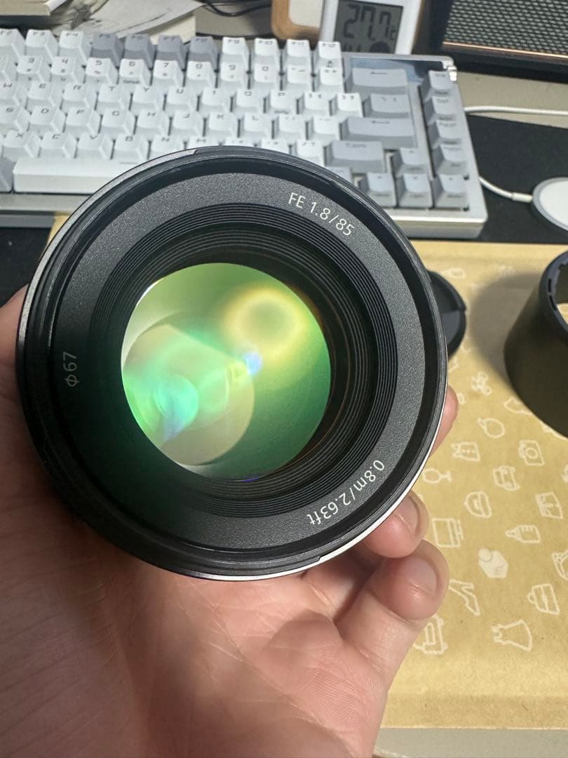 【美品】SONY FE 85mm F1.8 レンズ 本体