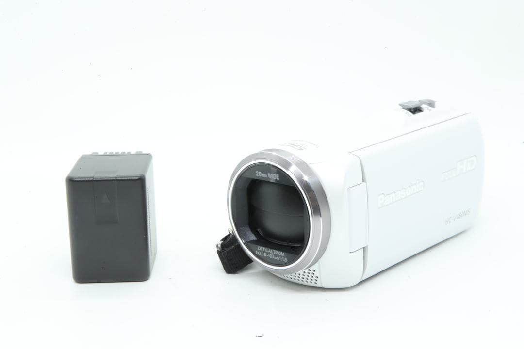 【L2376】 Panasonic HC-V480MS ホワイト パナソニック